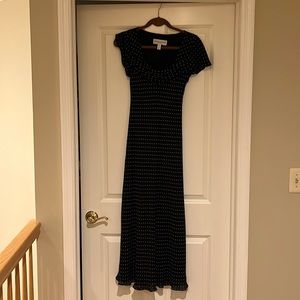 Elegant Vintage Donna Ricco Midi Dress. Size 4